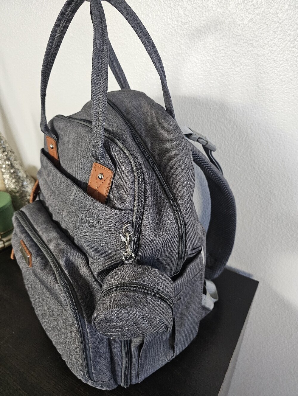 BabbleRoo Original Diaper Bag Backpack Style26L Hands Free. - Picture 2 of 15